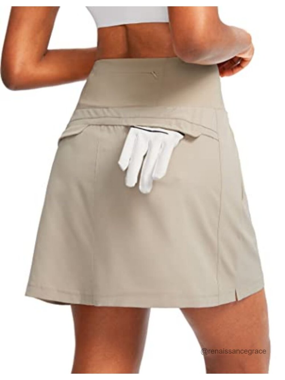 Lightweight Stretch Active Skort with Pockets & Built-in Shorts